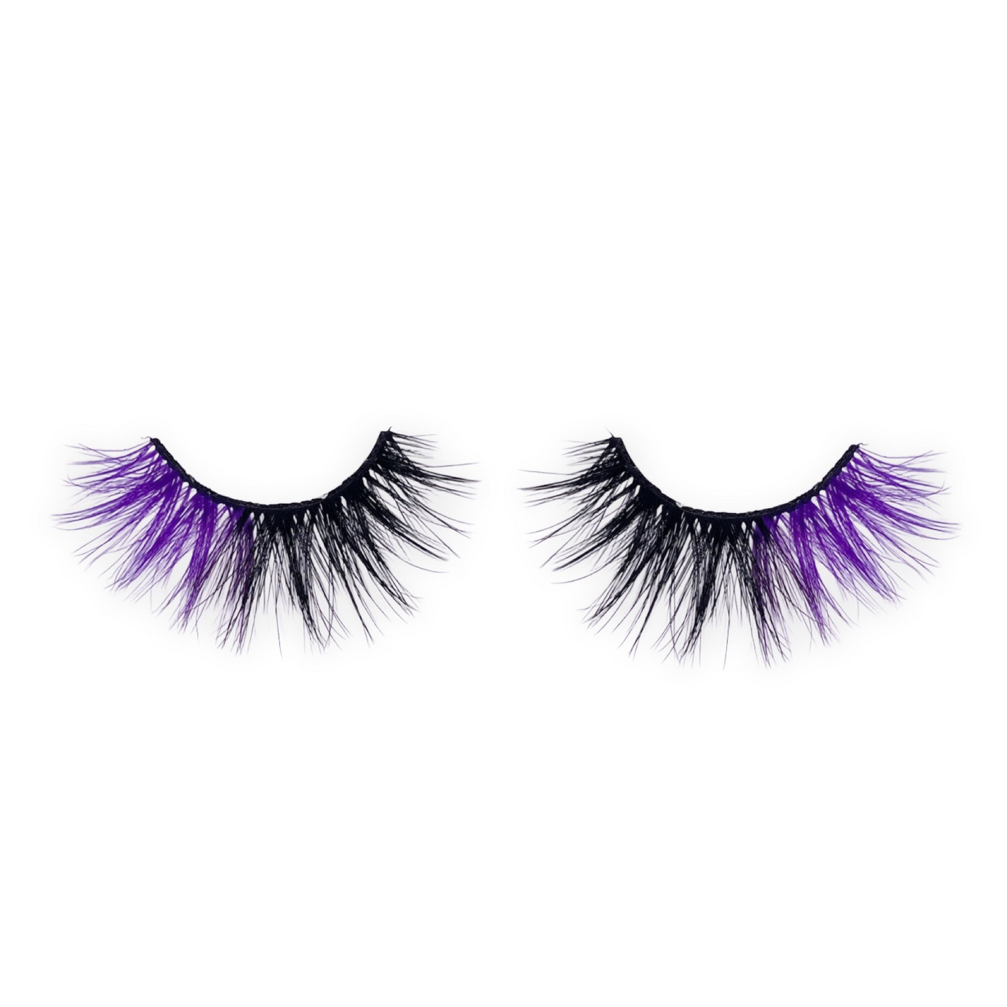 MEZI Cosmetics ColorFlare Lashes - Assorted Colors: Purple, Baby Pink, Yellow, Hot Pink, Sky Blue, Red, Green, Cobalt Blue, Strip Lashes