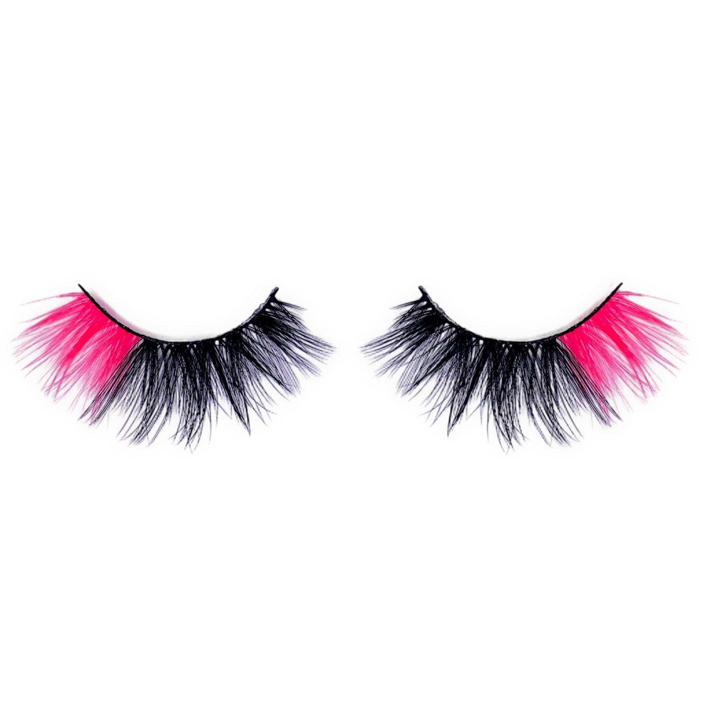 MEZI Cosmetics ColorFlare Lashes - Assorted Colors: Purple, Baby Pink, Yellow, Hot Pink, Sky Blue, Red, Green, Cobalt Blue, Strip Lashes