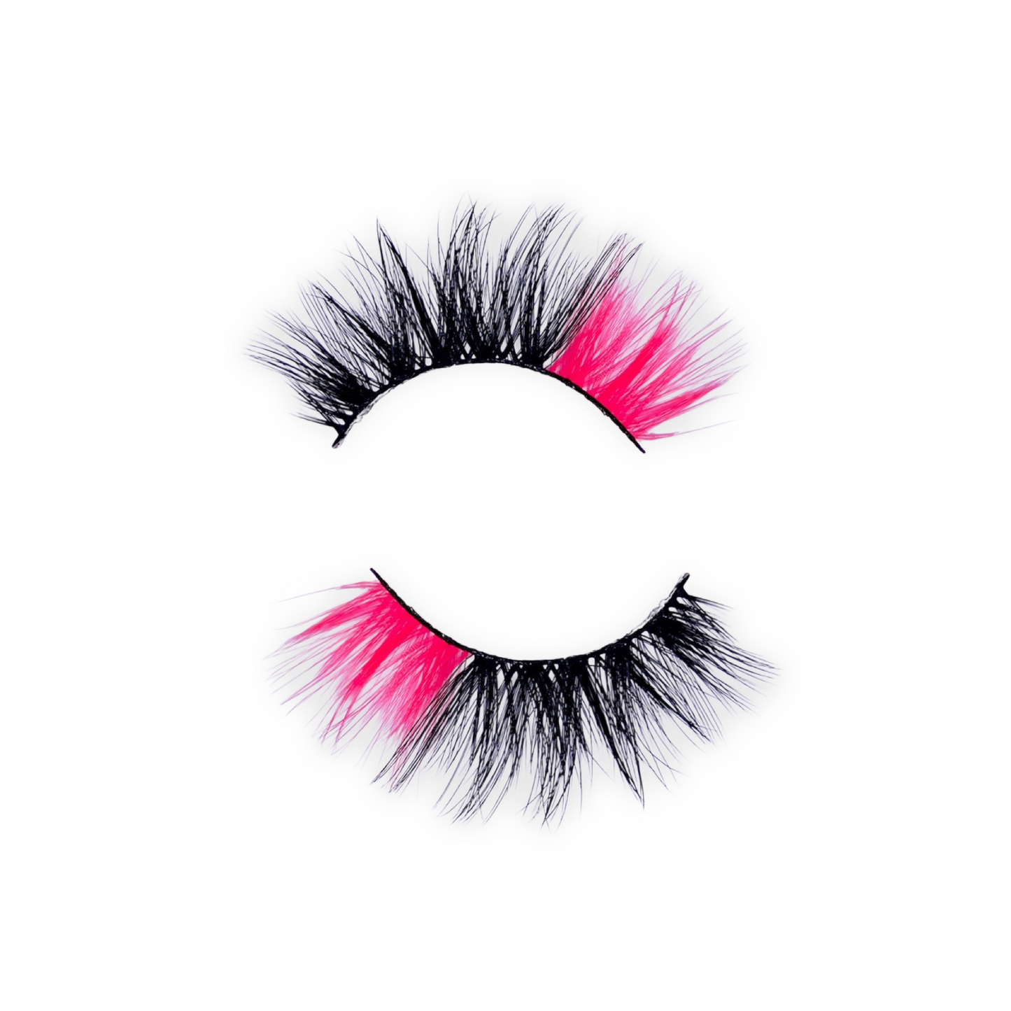 MEZI Cosmetics ColorFlare Lashes - Assorted Colors: Purple, Baby Pink, Yellow, Hot Pink, Sky Blue, Red, Green, Cobalt Blue, Strip Lashes