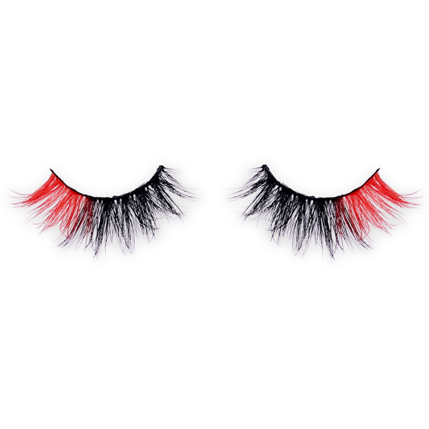 MEZI Cosmetics ColorFlare Lashes - Assorted Colors: Purple, Baby Pink, Yellow, Hot Pink, Sky Blue, Red, Green, Cobalt Blue, Strip Lashes