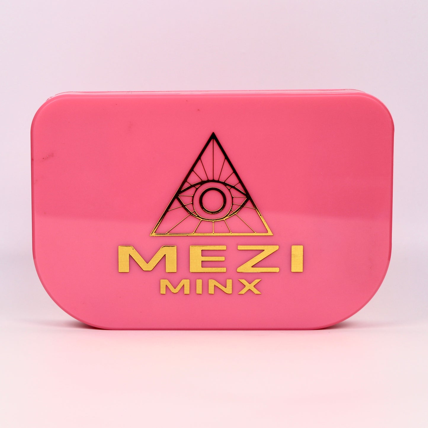 MEZI Cosmetics LED Travel Mirrors with Lash Storage and Tweezers - Perfect for On-the-Go Beauty 120-140 Hour Battery Life